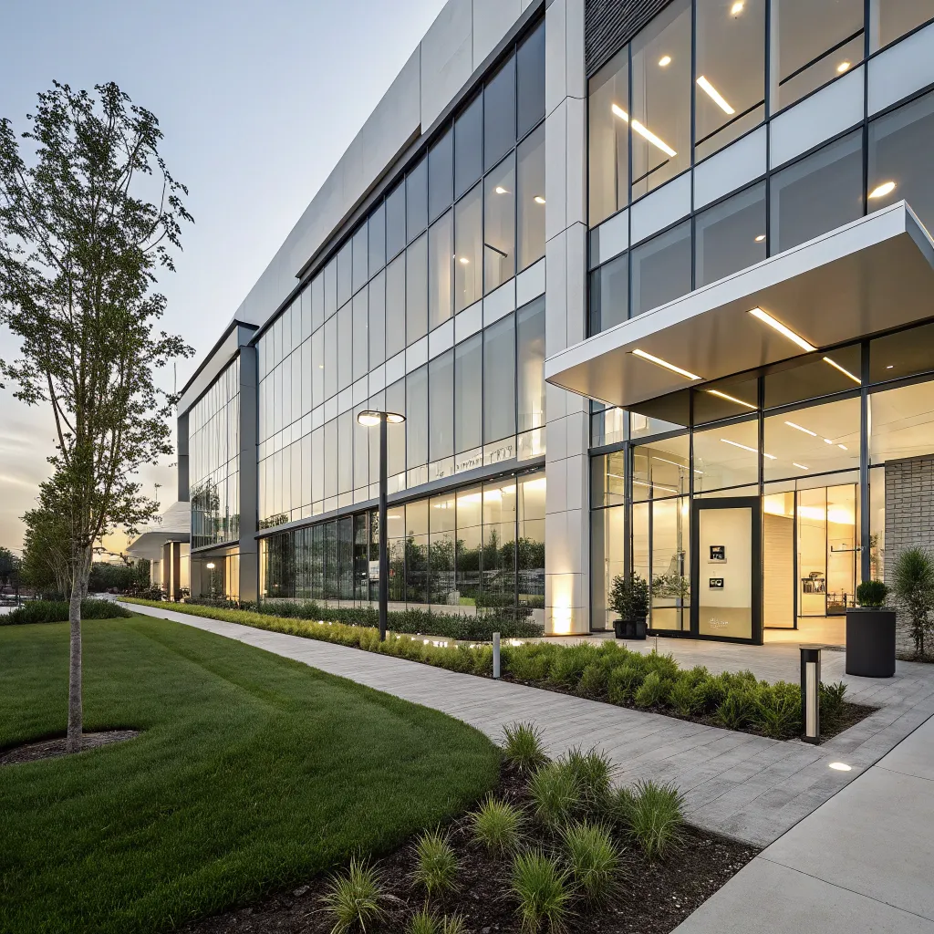 Modern office building exterior
